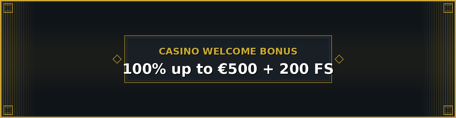 Pandido Casino Welcome Bonus - 100% up to €500 + 200 FS